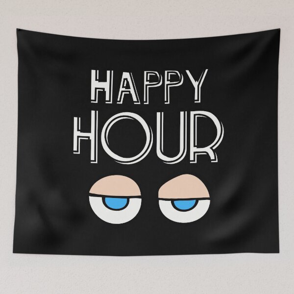 Item preview, Happy Hour Retro Shirts designed and sold by concettaellis.