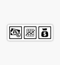 Banker finance logos Sticker