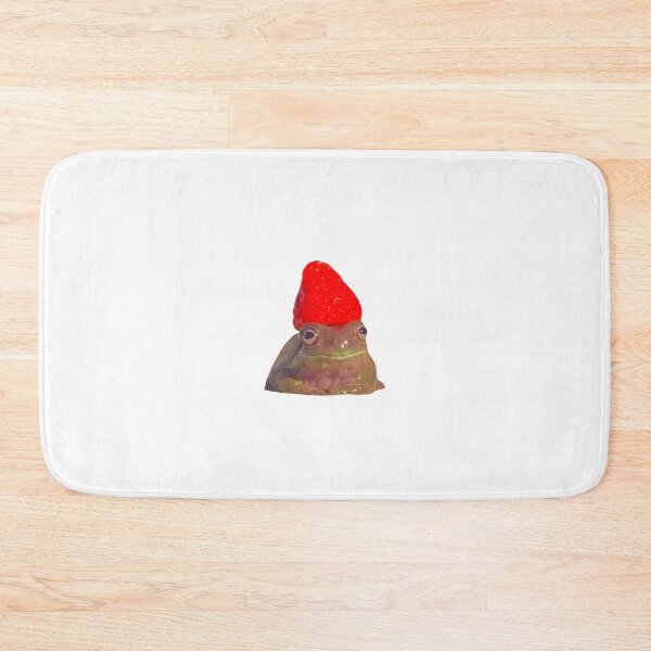 Item preview, Frog with strawberry on Head, Cute Realistic Frog with Strawberry, Frog Meme, Frog sticker, Frog Cutie designed and sold by Duundeed.