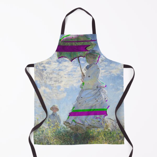 Item preview, Woman With a Parasol Wavelength Glitch designed and sold by KristaZed.