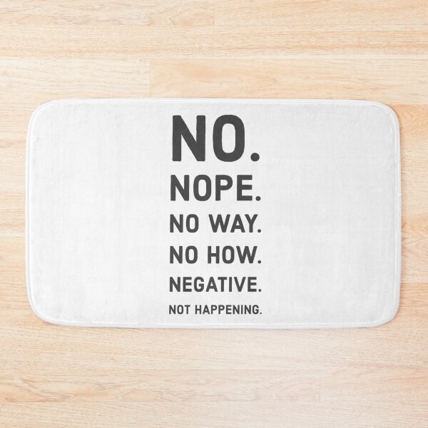 Item preview, The Many Ways to Say No designed and sold by Lisa Thomas.