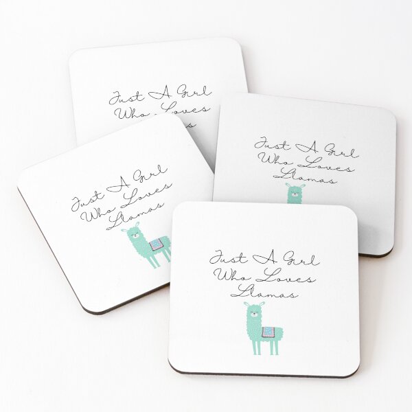 Item preview, Just A Girl Who Loves Llamas designed and sold by Jeda1429.