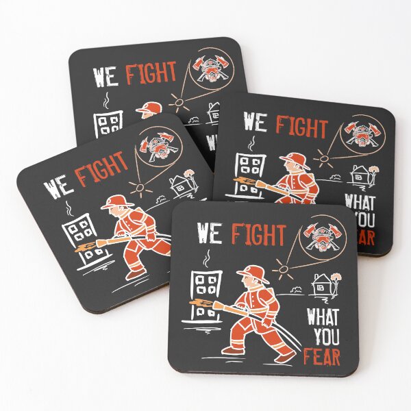 Item preview, Firefighters - We fight what you fear. Firefighter. Funny cool saying. Fire Department. designed and sold by funnycolors.