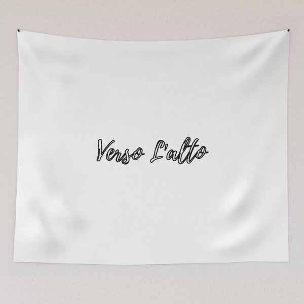 Item preview, Verso L'alto (black hallow text 1) designed and sold by Grace Feucht.