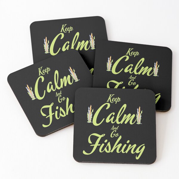 Item preview, Keep Calm And Go Fishing, funny fishing design designed and sold by Abstract-Shop-0.
