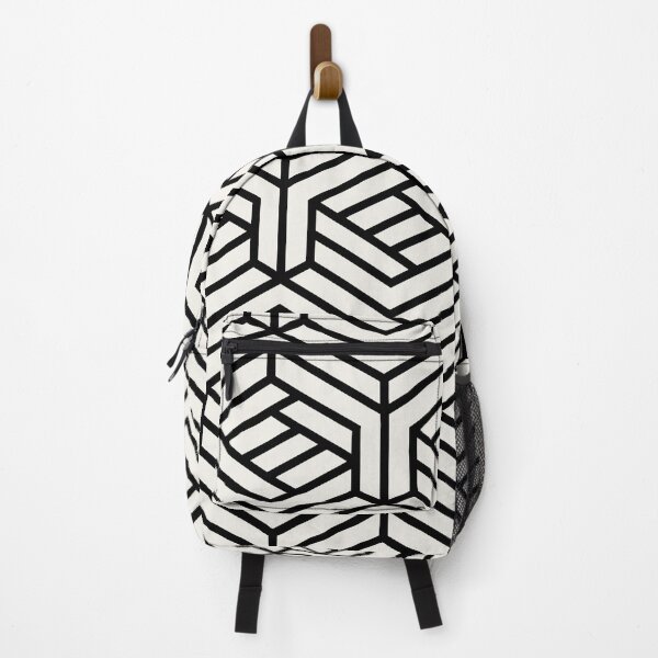 Artikelvorschau, Black and Cream Cube Geometric Shape Pattern Pairs 2022 Popular Colour Twinkle Twinkle 0355 entworfen und verkauft von ColorOfTheYears.
