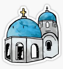 Santorini Greece Sticker Sticker