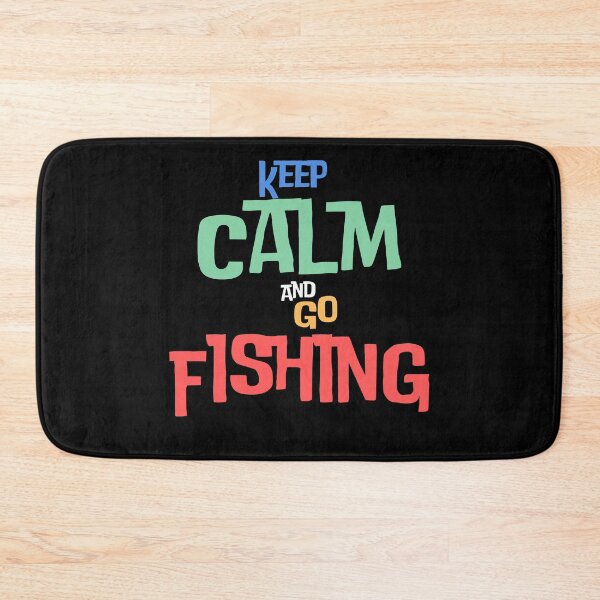 Item preview, Keep Calm And Go Fishing, funny fishing design designed and sold by Abstract-Shop-0.