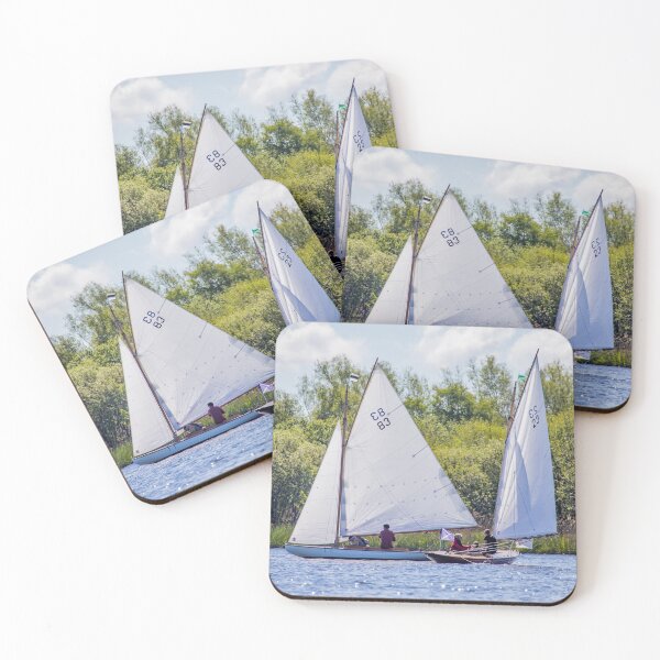 Item preview, Sailing boats racing on Wroxham Broad, Norfolk designed and sold by yackers1.