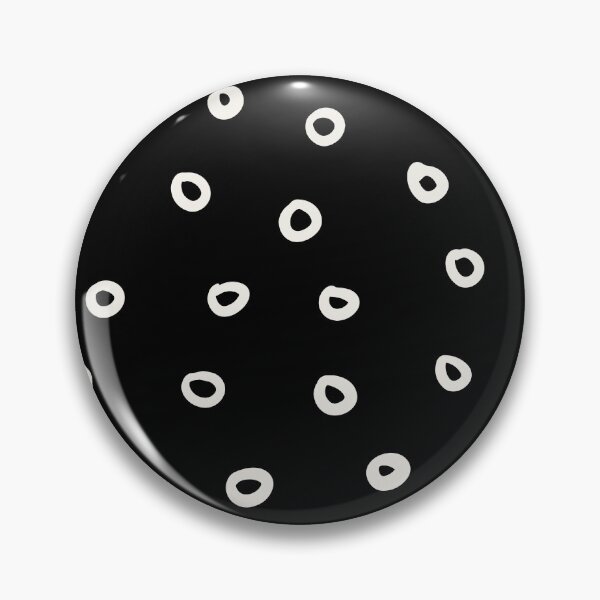 Artikelvorschau, Black and Cream Simple Hoop Circle Pattern Pairs 2022 Popular Colour Twinkle Twinkle 0355 entworfen und verkauft von ColorOfTheYears.