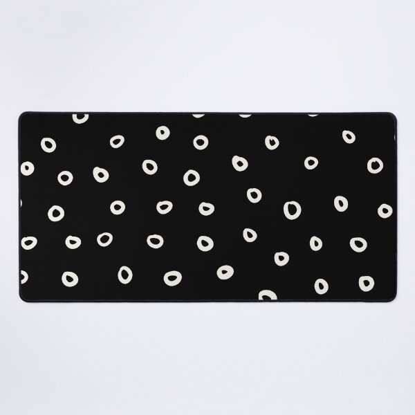 Artikelvorschau, Black and Cream Simple Hoop Circle Pattern Pairs 2022 Popular Colour Twinkle Twinkle 0355 entworfen und verkauft von ColorOfTheYears.