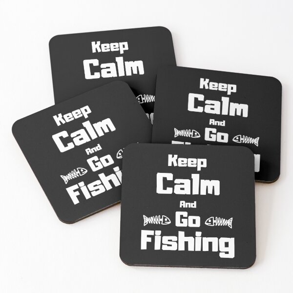 Item preview, Keep Calm And Go Fishing, funny fishing design designed and sold by Abstract-Shop-0.