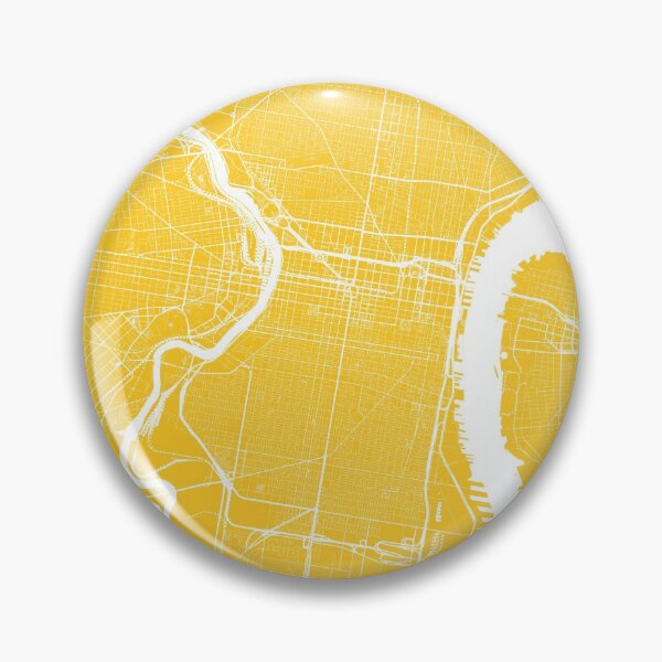 Item preview, Philadelphia, Pennsylvania, City Map - Yellow designed and sold by helloadventure.