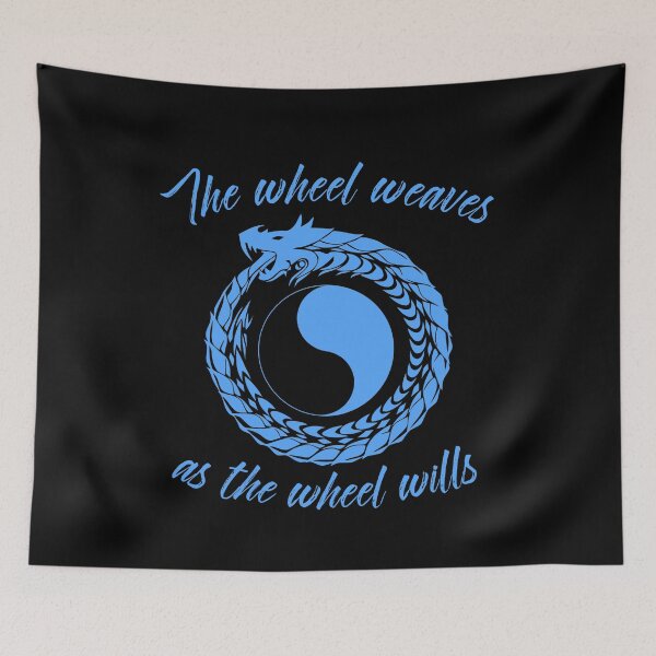 Item preview, The Wheel Weaves as The Wheel Wills Wheel of Time Dragon Parody  designed and sold by Candlewood Museum & Gift Shoppe.