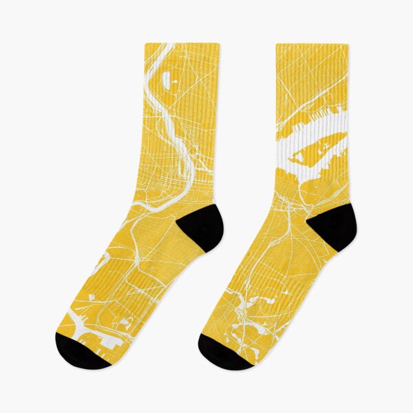 Item preview, Philadelphia, Pennsylvania, City Map - Yellow designed and sold by helloadventure.