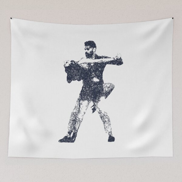 Item preview, Dance couple 3 - Blue ink designed and sold by WietskeWelten.