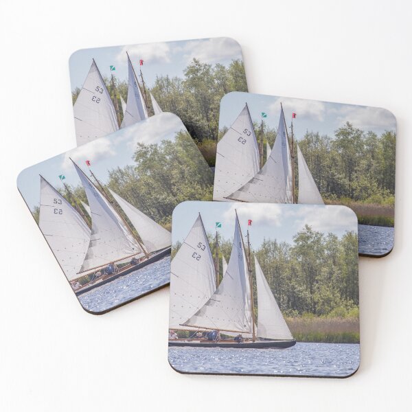 Item preview, Sailboats racing on Wroxham Broad, Norfolk designed and sold by yackers1.