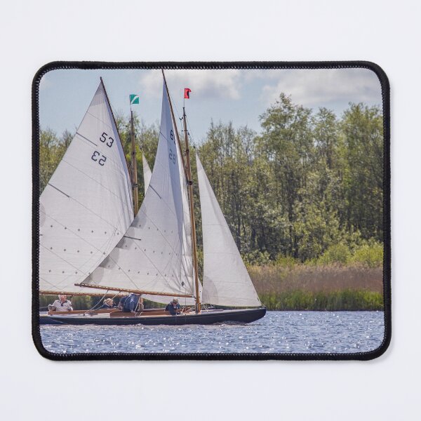 Item preview, Sailboats racing on Wroxham Broad, Norfolk designed and sold by yackers1.