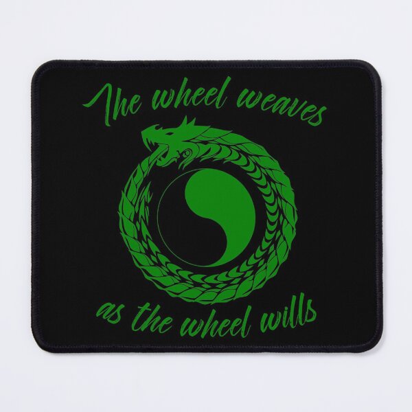 Item preview, The Wheel Weaves as The Wheel Wills Wheel of Time Dragon Parody  designed and sold by Candlewood Museum & Gift Shoppe.