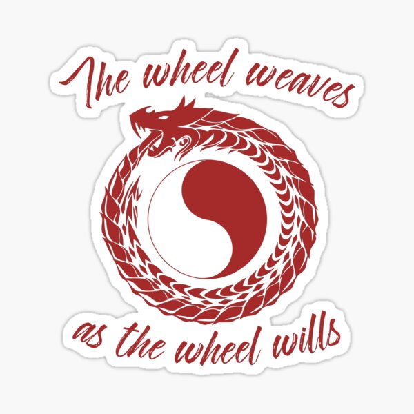 Item preview, The Wheel Weaves as The Wheel Wills Wheel of Time Dragon Parody  designed and sold by Candlewood Museum & Gift Shoppe.