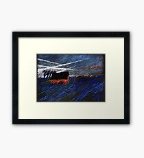 sky streams Framed Print