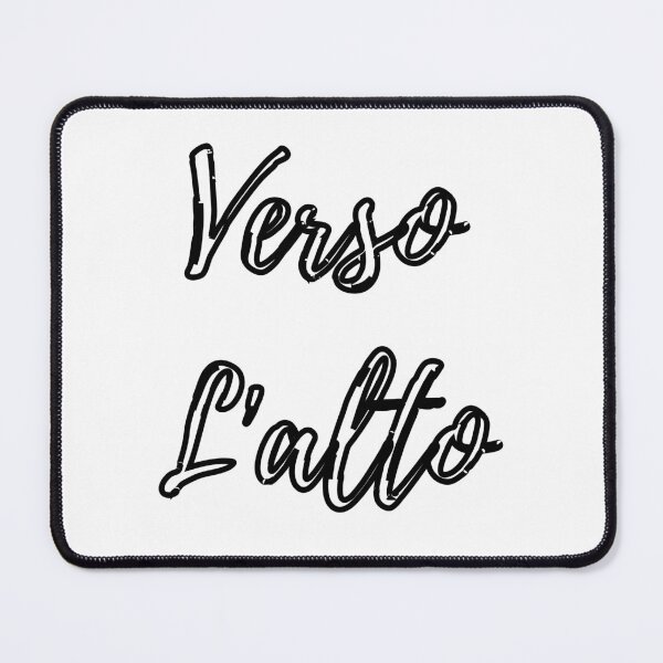 Item preview, Verso L'alto (texto hueco negro 2) designed and sold by Grace Feucht.