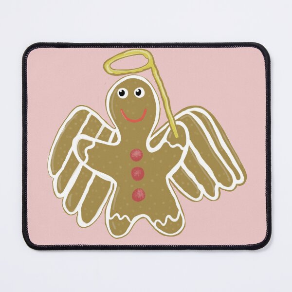 Item preview, Gingerbread Angel pink background designed and sold by Haloproductions.