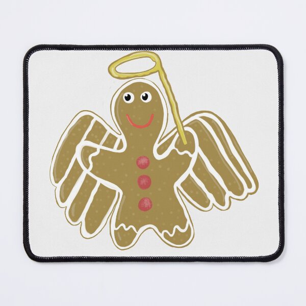 Item preview, Gingerbread Angel white background designed and sold by Haloproductions.