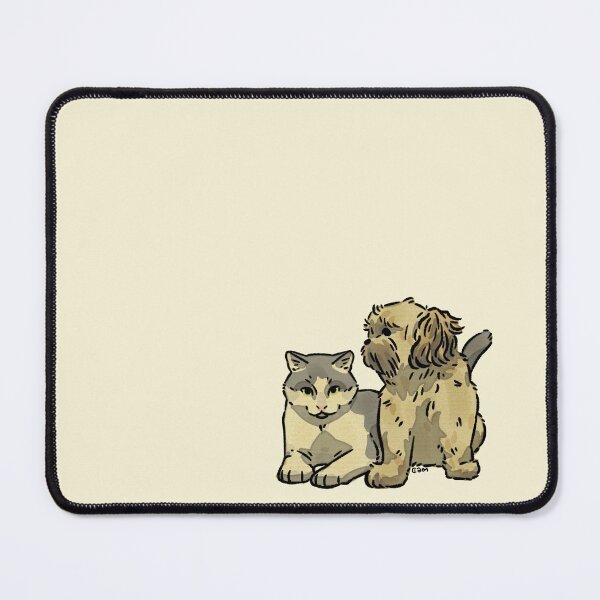 Item preview, Pen and Paper Cat and Dog Watercolor designed and sold by cam-chowder.