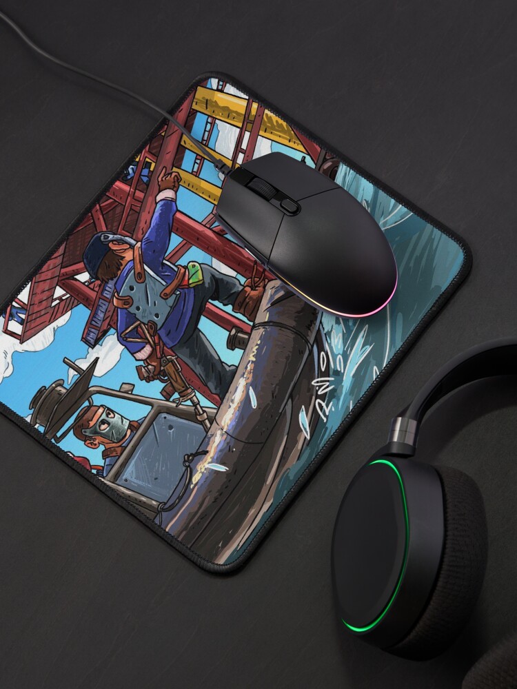 "Rust Ocean Raid" Mouse Pad for Sale by VintageTravler Redbubble