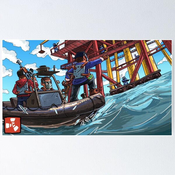 Rust Ocean Raid Poster