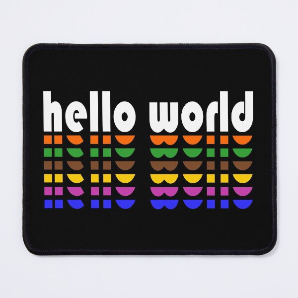 Item preview, Hello World funny white designed and sold by JesusStone.