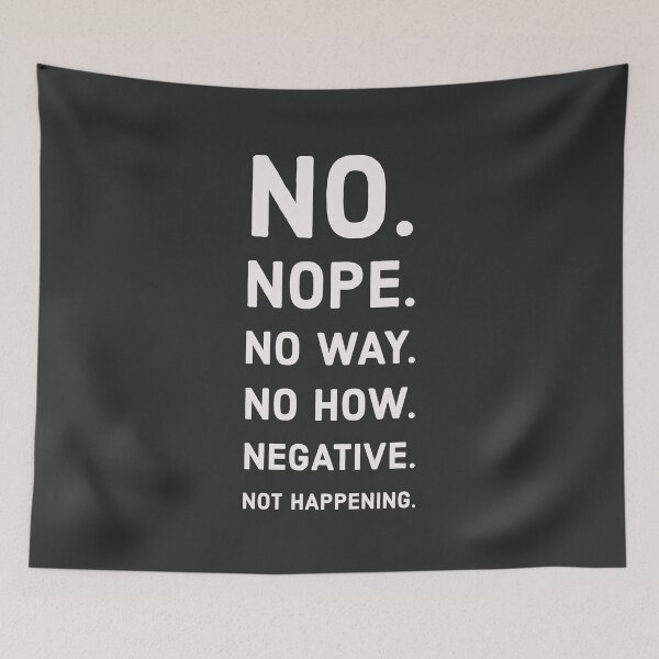 Item preview, The Many Ways to Say No designed and sold by Lisa Thomas.