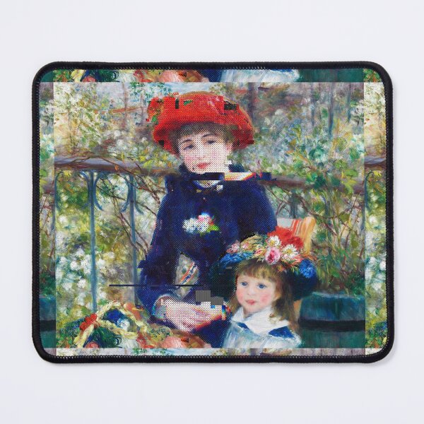 Item preview, Two Sisters on the Terrace Pixel Glitch designed and sold by KristaZed.