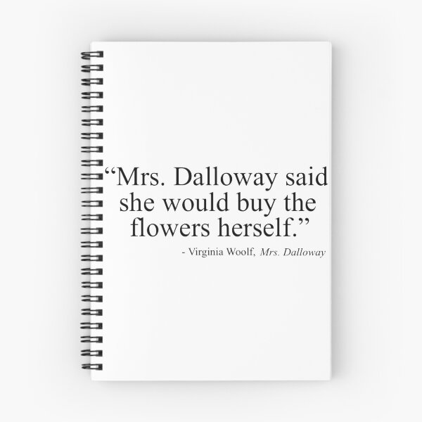 Item preview, Mrs Dalloway Flowers Virginia Woolf designed and sold by radiantdark.