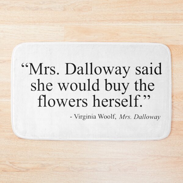 Item preview, Mrs Dalloway Flowers Virginia Woolf designed and sold by radiantdark.