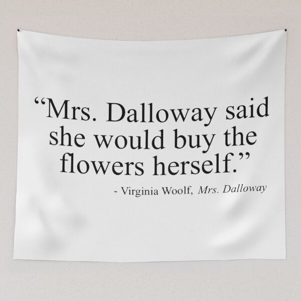 Aperçu de l'œuvre Fleurs de Mme Dalloway Virginia Woolf créée et vendue par radiantdark.