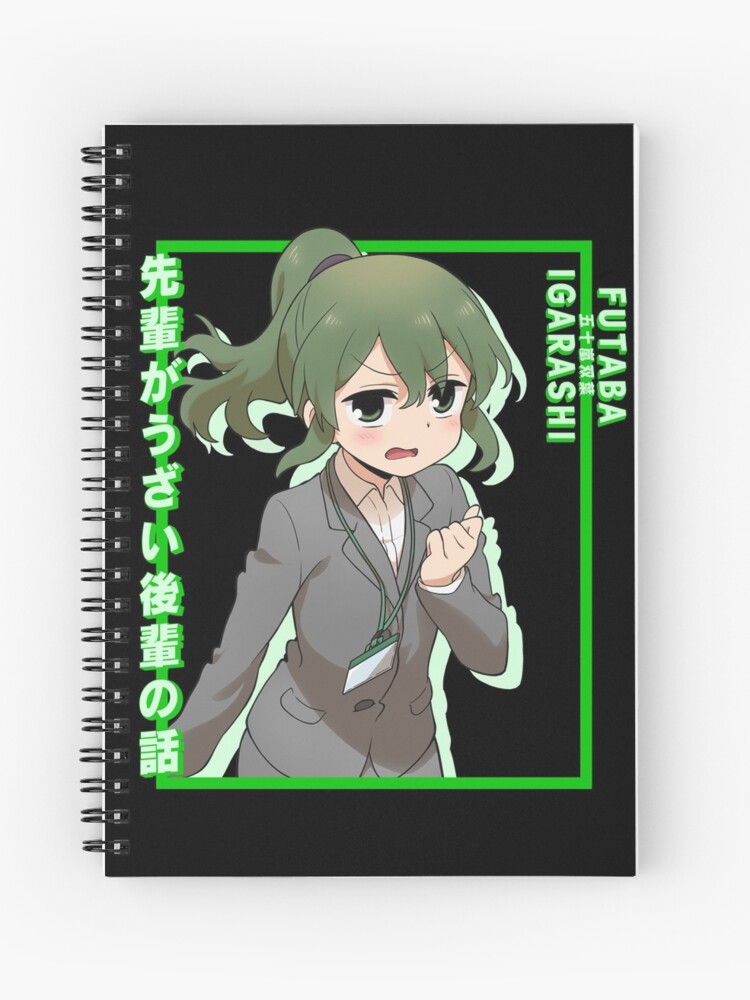 Senpai ga Uzai Kouhai no Hanashi Spiral Notebook for Sale by Bothaina