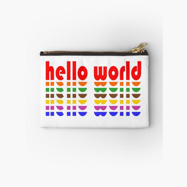 Item preview, Hello World funny red designed and sold by JesusStone.