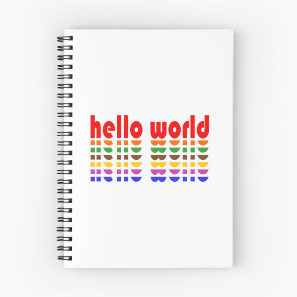 Item preview, Hello World funny red designed and sold by JesusStone.
