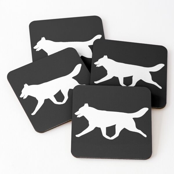 Item preview, Siberian Husky White Silhouette  designed and sold by Typeglyphs.