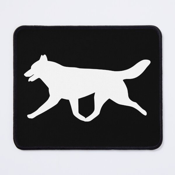Item preview, Siberian Husky White Silhouette  designed and sold by Typeglyphs.