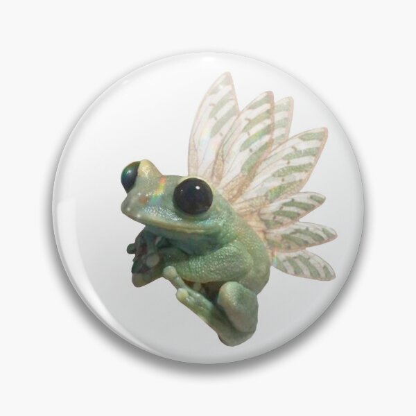 Item preview, Cute Frog Fairy, Fairy Frog with Fairy Wings, Realistic Fairy Frog, Cute Frog Sticker designed and sold by Duundeed.