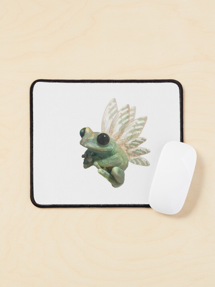 Cute Frog Fairy, Fairy Frog with Fairy Wings, Realistic Fairy Frog, Cute  Frog Sticker Mouse Pad for Sale by Duundeed
