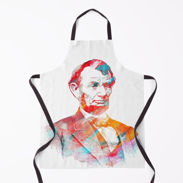 Item preview, Abraham Lincoln colorful line drawing designed and sold by RafaelLima7.