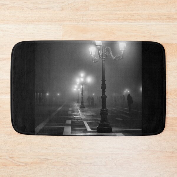 Item preview, Foggy Piazza San Marco, Venezia, Italy - black and white designed and sold by Lyl Dil Creations.