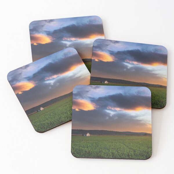 Item preview, Clover field at sunset designed and sold by Dejan Travica.