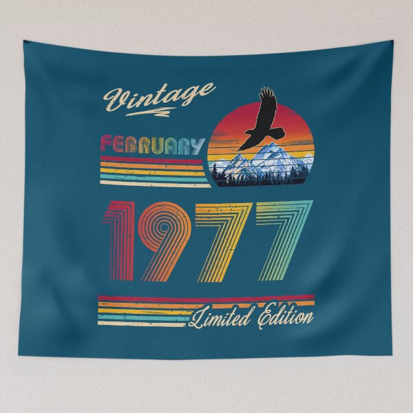 Item preview, February 1977 Birthday designed and sold by GreenSplash.