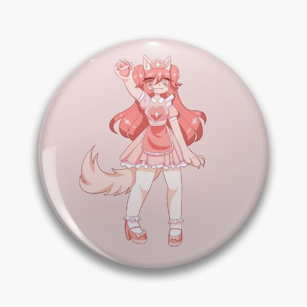 Artikelvorschau, Rosa Menhera Katzenmädchen entworfen und verkauft von Jasmine Spoonheim.