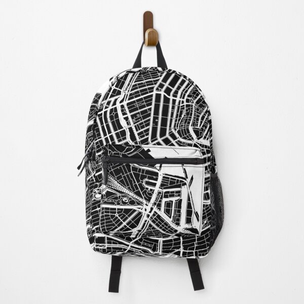 Item preview, Amsterdam, Netherlands, City Map - Black designed and sold by helloadventure.